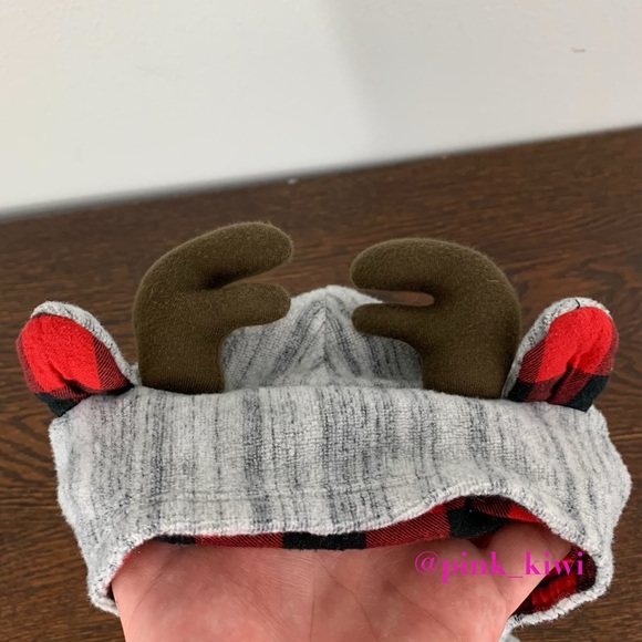 Cat & Jack Baby Boys Reindeer Romper - Picture 4 of 11